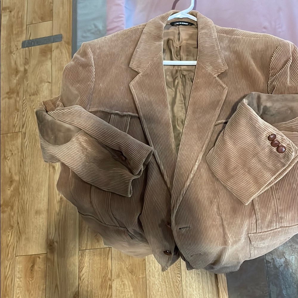 Tan Corduroy Blazer